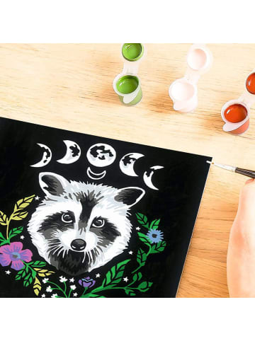 Ravensburger Ravensburger CreArt Adults Trend - Pixie Cold: Waschbär in bunt