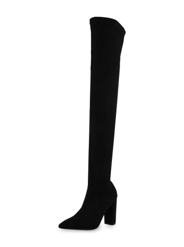 VAN HILL Overknees Allison in Schwarz