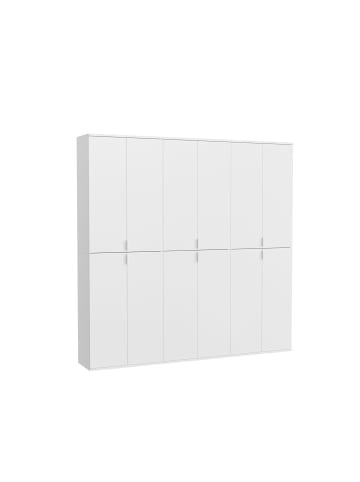 ebuy24 Kleiderschrank ProjektX Weiß 195 x 34 cm