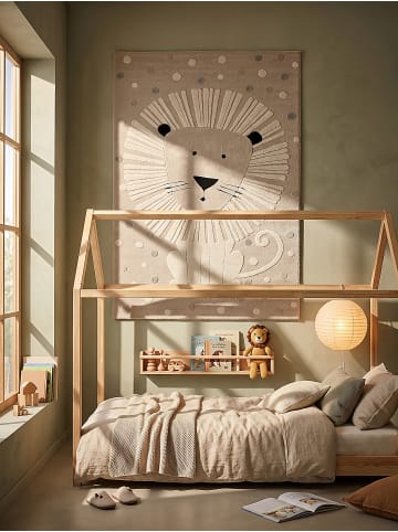 KADIMA DESIGN Teppich Kinderzimmer Kinder-Motiv Kinderzimmer pflegeleicht Spielzimmer in Beige