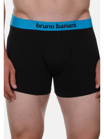 Bruno Banani Retro Short / Pant Flowing in Aqua Blue / Schwarz