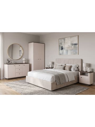 Feldmann-Wohnen Schlafzimmer-Set 4-teilig Vilavio Kaschmir | Windmill Eiche 330 / 53 / 200cm
