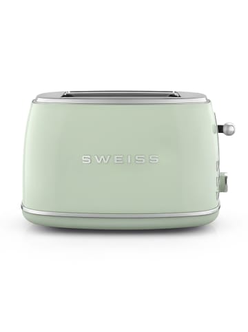 SWEISS Vintage Toaster pastell grün GRS7