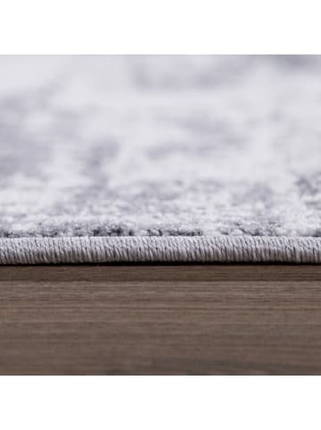 KADIMA DESIGN Teppich Kurzflor Geometrisch Wohnzimmer in Grau
