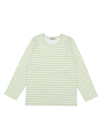 Walkiddy Langarmshirt Green stripes 14-Shirt