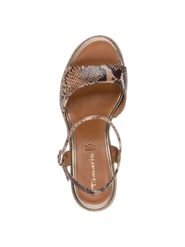 Tamaris Sandalette in BROWN SNAKE