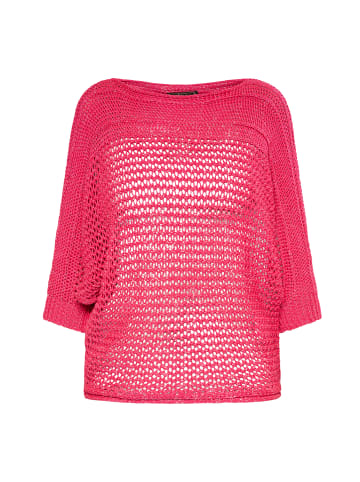 faina Weitmaschiger Strickpullover in Pink