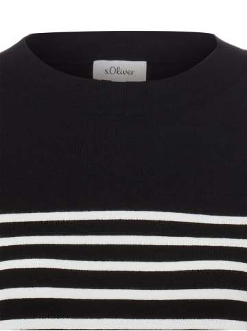 s.Oliver Pullover in schwarz weiß - 0002