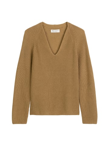 Marc O'Polo V-Neck-Strickpullover relaxed in pure sand