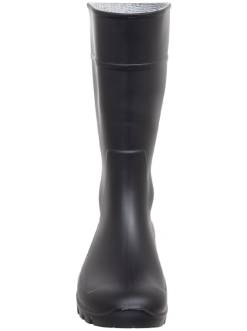Spirale Gummistiefel Ranch high in schwarz in schwarz