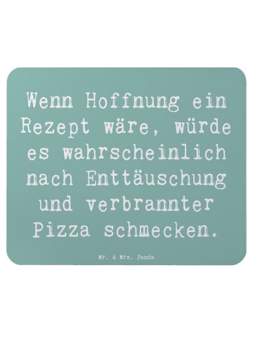 Mr. & Mrs. Panda Mousepad Spruch Hoffnung in schwierigen Zeiten ... in Meeresbrise