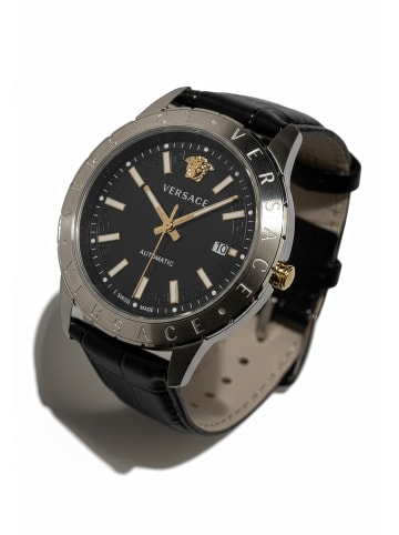 Versace Analoguhr für Herren in Schwarz