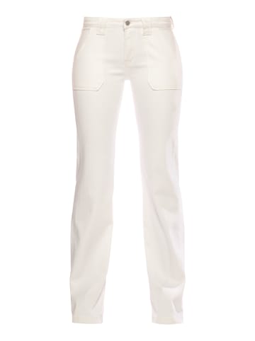 Le Temps des Cerises Stoffhose JEAN FEMME SORMIOU in White