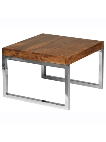 KADIMA DESIGN Beistelltisch GUNA Massiv-Holz Wohnzimmer-Tisch