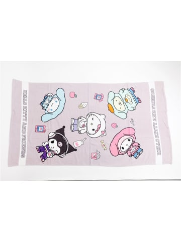 COFI 1453 Hello Kitty & Frienfs Badehandtuch Strandtuch 70x140 cm aus in Mehrfarbig