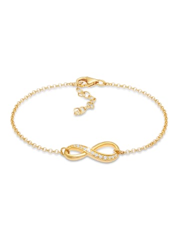 Elli Armband 925 Sterling Silber Infinity in Gold