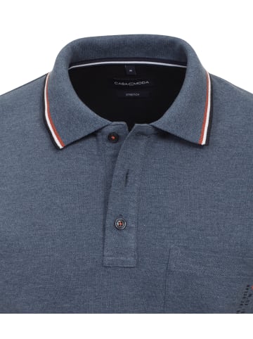 CASAMODA Polo-Shirt in Mittelblau