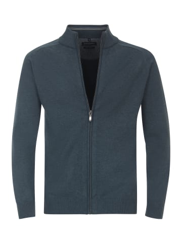 CASAMODA Strickjacke in graues Dunkelblau