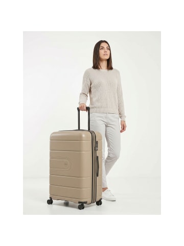 Redolz Essentials 11 4 Rollen Trolley 76 cm mit Dehnfalte beige