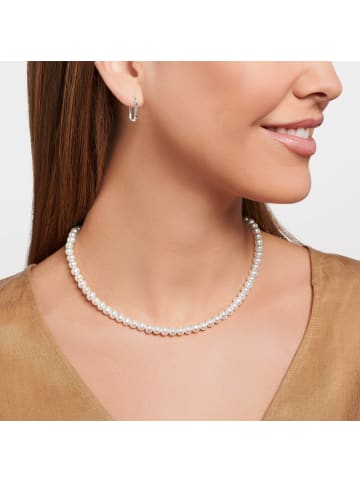 Thomas Sabo Kette Perlen Silber in silber, weiß