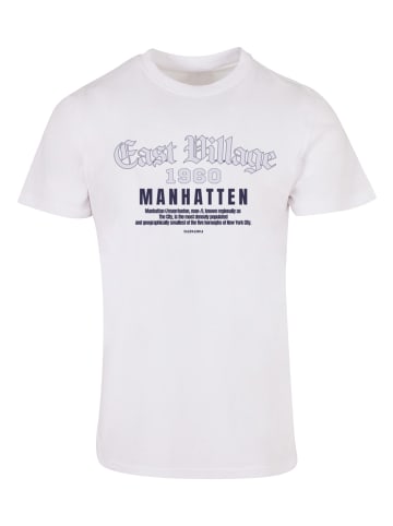 F4NT4STIC T-Shirt East Village Manhatten TEE UNISEX in weiß