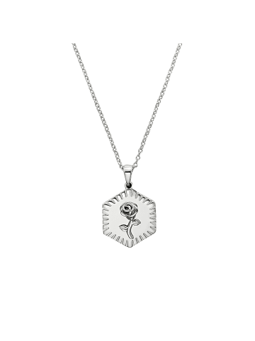 Noelani Kette mit Anhänger Silber 925, rhodiniert in Silber