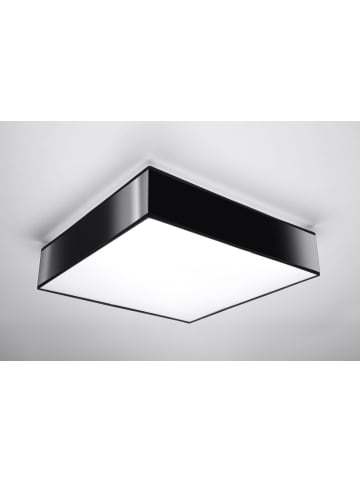 Nice Lamps Deckenleuchte MITRA 45 in Schwarz PVC (H)11cm (L)45cm (B)45cm