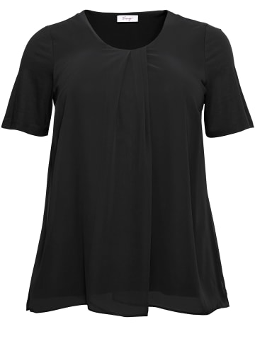 sheego Blusenshirt in schwarz