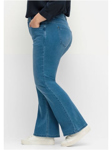 sheego Bootcut-Jeans in blue Denim