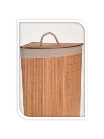 Bathroom Solutions Wäschekorb im skandinavischen Stil, 72 l in Braun, (B) 35 x (H) 60 x (L) 35 cm