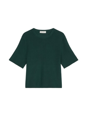 Marc O'Polo Kurzarm-Strickpullover loose in midnight pine