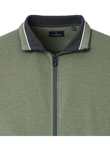 CASAMODA Sweatjacke in Grün