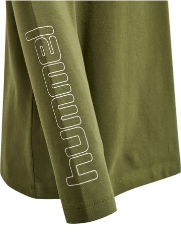 Hummel Hummel T-Shirt Hmlcloud Kinder in OLIVE BRANCH