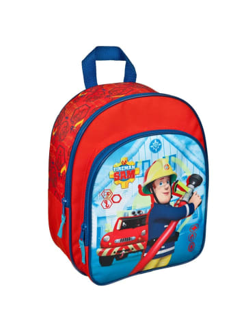 Feuerwehrmann Sam  Kinder Rucksack mit Vortasche | Feuerwehrmann Sam | 31 x 24 x 10 cm