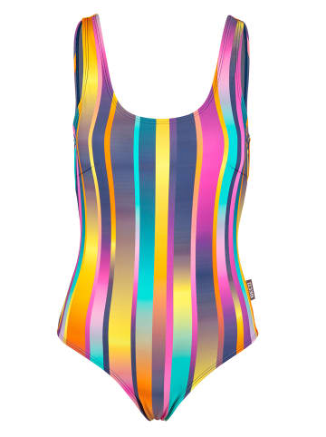 BECO the world of aquasports Badeanzug Summer Stripes in bunt
