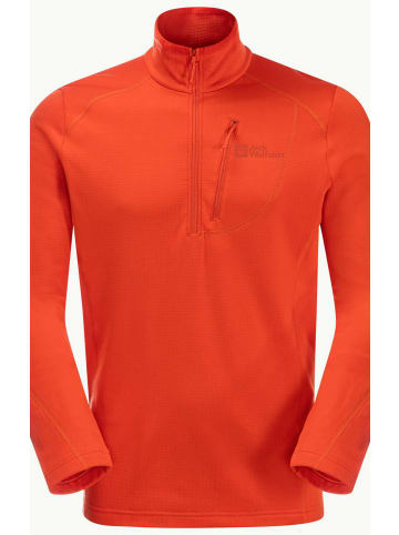 Jack Wolfskin Funktions-Fleecepullover KOLBENBERG HZ M in Orange