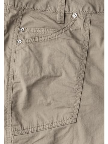 Street One Bermuda mit Turn-Up in Grau