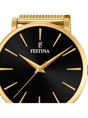 Festina Analog-Armbanduhr Festina Ladies Classic gold mittel (ca. 38mm)