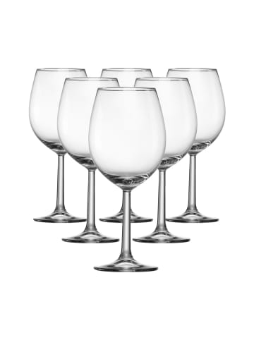 Ritzenhoff & Breker 6er Set Rotweingläser Vio 430 ml in transparent