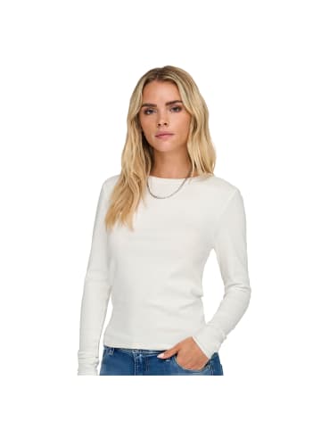 ONLY Longsleeve 1er Pack in Ecru
