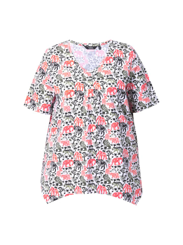 Ulla Popken Shirt in schneeweiß