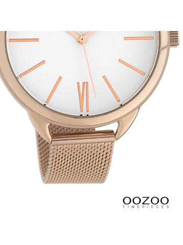 Oozoo Analog-Armbanduhr Oozoo Timepieces rosegold groß (ca. 44mm)