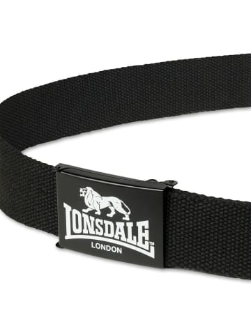 Lonsdale Gürtel "Starbotton" in Schwarz