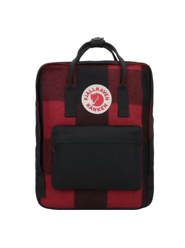 FJÄLLRÄVEN Kanken Re-Wool City Rucksack 35 cm in red-black