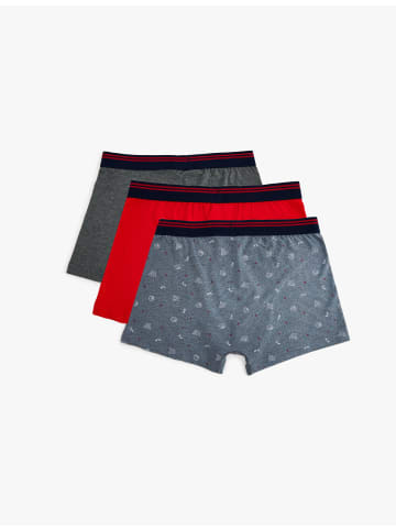KOTON Boxer in Blau Melange