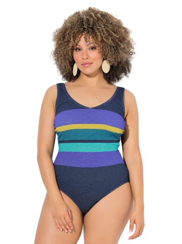 Ulla Popken Badeanzug in dunkelblau