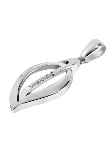 Adeliás Damen Anhänger aus 925 Silber mit Zirkonia in silber