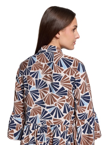 BETTY & CO Stufenkleid mit Print in Nature/Brown