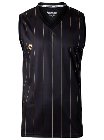 Stark Soul® Sport Shirt "Pinstripes" Ärmeloses Tank Top in schwarz