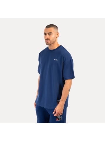 SMILODOX T-Shirt Rayk in Dunkelblau